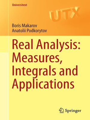 cover image of Real Analysis